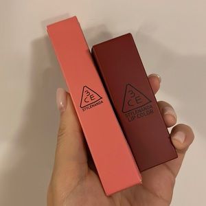 Brand new 3CE blur water tint #ladydown and lipstick #215 Ruby Tuesday